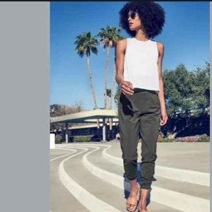 Athleta Textured Brooklyn Jogger Olive